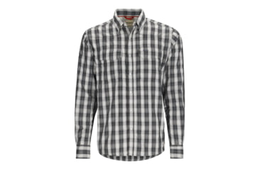 Image of Simms Fishing Products Big Sky Fishing Shirts - Mens, Hickory Plaid, M, 10661-219-30