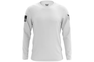 Image of We the People Holsters Basic - White + Black Long Sleeve Shirt B19AB12E, 6922419241058