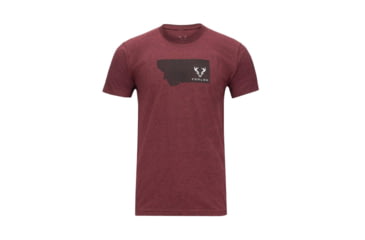 Image of Forloh Montana Unisex Tees, Heather Cranberry, 3XL, 10733V2-HC-3XL