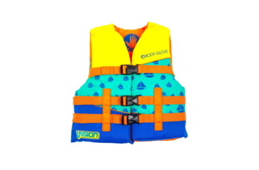 Image of Body Glove Vision Type III Youth Nylon USCGA PFD - Orange 5D650B40, Youth, Orange, 18253Y-ORG-YOUTH