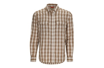 Image of Simms Fishing Products Big Sky Fishing Shirts - Mens, Black Plaid, 2XL, 10661-004-60