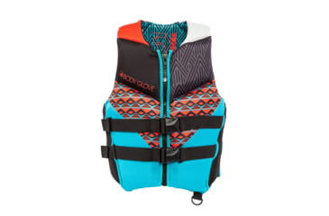 Image of Body Glove Phantom Womens USCGA PFD - Red/Aqua/Black 4F60C9B9, XL, Blue/Pink, 20224W-BLUPNK-XL