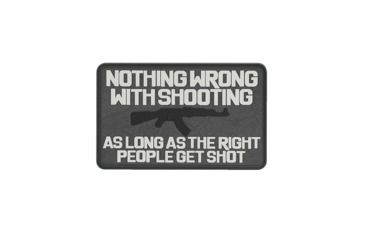 Image of 5IVE STAR GEAR Nothing Wrong Morale Patch, 3.25in x 2in, 6727000
