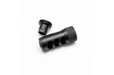 Image of Area 419 Hellfire Self Timing Muzzle Brake, .338, 5/8-24, Nitride, Black, 419HF-BN-338-5824