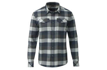 Image of KUIU Field Flannel Shirt in Steel Blue Trio Size 2XL B30559B1, Steel Blue Trio, 2XL, Cotton, Adult, Male, 7723180392606