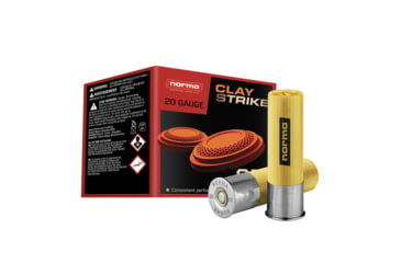 Image of Norma ClayStrike 20 Gauge 7/8oz 2.75 inch Shotgun Ammo, #8, 25 Rounds, 1196052480