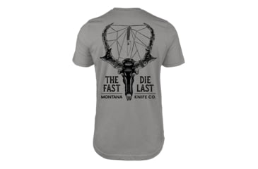 Image of Montana Knife Company Speedgoat Skull Tee - Men's, Heather Grey, Medium, MKC-000720