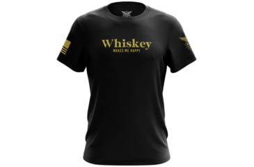 Image of Wethepeopleholsters.Com Whiskey Makes Me Happy Short Sleeve Shirt, whiskey-makes-me-happy-short-sleeve-shirt