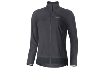 Image of GOREWEAR C3 Womens WINDSTOPPERR Classic Cycling Jacket in Terra Grey/Black Large 12-14 Slim fit Windproof C94FD4FE, 100276-0R99-42