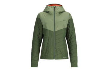 Image of Simms Fishing Products Fall Run Insulated Hoodys - Womens, Dark Clover/Riffle Green, M, 13821-1148-30