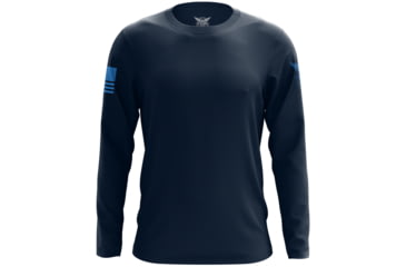 Image of We the People Holsters Basic - Navy Blue + Steel Blue Long Sleeve Shirt 6E16CA49, 6922420617314