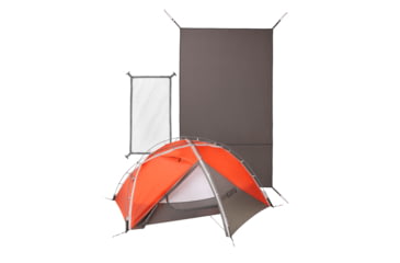Image of Kuiu Storm Star 2 Person Tent Set, Gunmetal Orange, Adult, 7537449435294