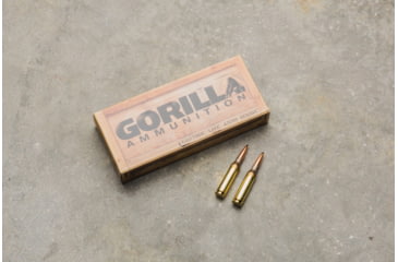 Image of Gorilla Ammunition .260 Remington 123 Grain Sierra MatchKing Rifle Ammo, 20 Rounds, Copper, 20 Rounds, gpf-236