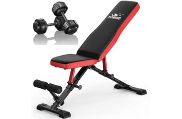 Image of Flybird Fitness Bundle Set Of Dumbbells 55 Lbs &amp; Weight Bench Fb299 30C7289B, 7820418973954