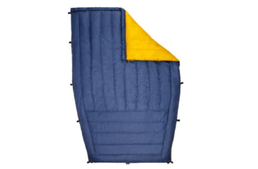 Image of Featherstone Featherstone Moondance 25 Top Quilt Sleeping Bag Alternative Renewed C8CF88B1, MOONTQ-850R-B NAVY/GOLD