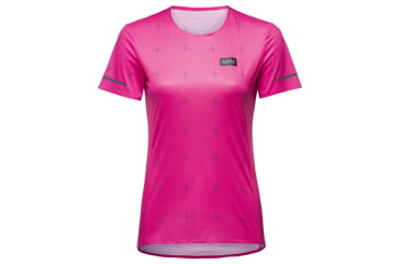 Image of GOREWEAR Contest Daily Running Tee Womens in Process Pink Medium 8-10 Slim fit DF0675AA, 100888-BI00-40