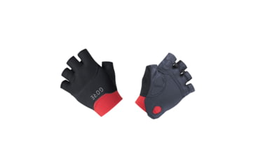 Image of GOREWEAR C5 Short Finger Vent Gloves in Black/Hibiscus Pink Medium 669F971E, 100492-99AK-7