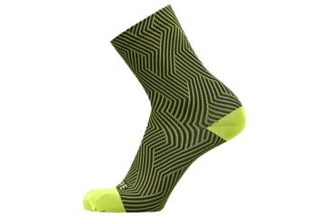Image of GOREWEAR C3 Mid Socks in Neon Yellow/Black 6-7.5 Moisture Wicking C7A3889F, 100227-0899-M