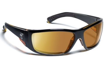 Image of 7 Eye Air Dam Maestro Sunglasses,SharpView Copper Lens,Black Tortoise Frame,M-L 595542