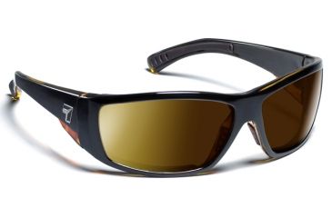 Image of 7 Eye Air Dam Maestro Sunglasses,SharpView Polarized Copper Lens,Black Tortoise Frame,M-L 595554