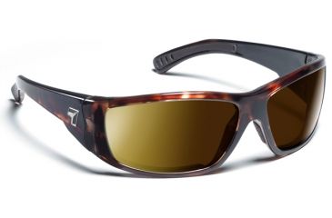 Image of 7 Eye Air Dam Maestro Sunglasses,SharpView Polarized Copper Lens,Dark Tortoise Frame,M-L 590654