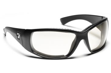 Image of 7 Eye Air Dam Sunglasses Taku, Sharp View Clear Lens, Matte Black Frame, S-L, Men 570140
