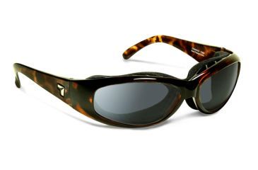 Image of 7 Eye Chubasco Progressive Prescription Sunglasses, Dark Tortoise Frame, Polarized, 350653PR