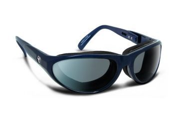 Image of 7 Eye Air Shield Diablo Sunglasses,Photochromic Day Night Eclypse Lens,Sinister Blue Frame,M-L 170417