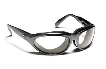 Image of 7 Eye Air Shield Diablo Sunglasses,SharpView Clear Lens,Charcoal Frame,M-L 170340