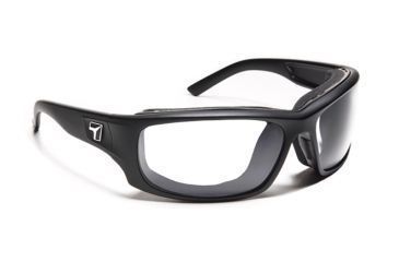 Image of 7 Eye Panhead Single Vision Prescription Sunglasses, Matte Black Frame, 260140SV