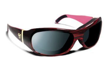 Image of 7 Eye Briza/ Sharp View Sunglasses Polarized Gray Lens, Ruby Frame, S-L 316953