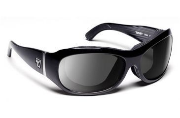 Image of 7 Eye Briza- SharpView Glossy Black Sunglasses, S-L 310542