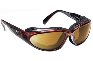 Image of 7 Eye Cape Sunglasses, Dark Tortoise Frame, ColorAmp Copper NXT Lens 190621