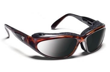 Image of 7 Eye Cape Sunglasses, DARKshift Extra Dark Photochromic Lens, Dark Tortoise Frame, S-L 190616