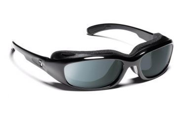 Image of 7 Eye Churada AirShield Sunglasses,Matte Black Frame,Photochromic Day Night Eclypse Lens,S-M 160117