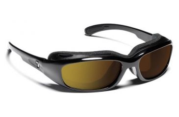 Image of 7 Eye Churada AirShield Sunglasses,Matte Black Frame,SharpView Polarized Copper Lens,S-M 160154