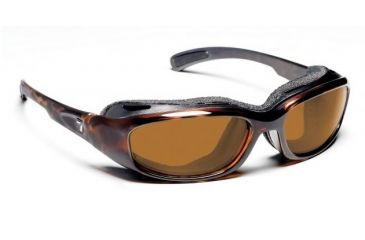 Image of 7 Eye Churada Dark Tortoise Re-ACT NXT Copper Sunglasses 160621
