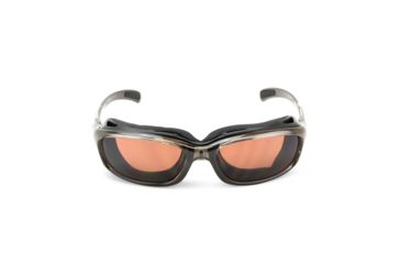 Image of 7 Eye Churada Sunglasses, Brown Crystal Frame, Sharp View Copper Lens 164442