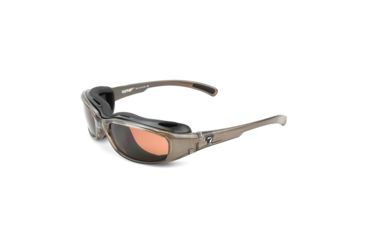 Image of 7 Eye Churada Sunglasses, Brown Crystal Frame, Sharp View Copper Lens 164442