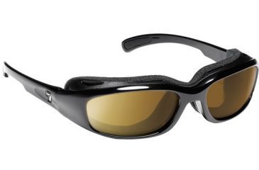 Image of 7 Eye Churada Sunglasses Brown Crystal Frame Sharp View Copper Lens 164442