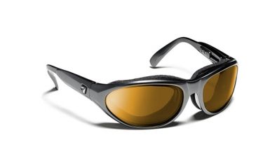 Image of 7 Eye Diablo Panoptx Cyclone Foam Sunglasses, Charcoal Lens, Sharp View Copper 170542