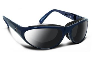 Image of 7 Eye Diablo Sunglasses, DARKshift Extra Dark Photochromic Lens, Sinister Blue Frame, M-L 170416