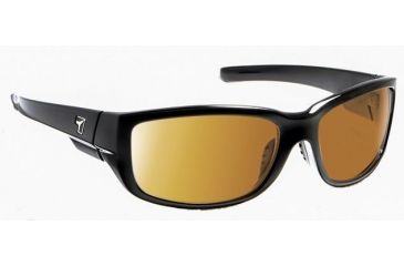 Image of 7 Eye Dillon Active Sunglasses,Glossy Black Frame,SharpView Copper Lens,S-L, 860542