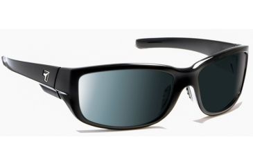 Image of 7 Eye Dillon Active Sunglasses,Glossy Black Frame,Polarized SharpView Gray Lens,S-L 860553