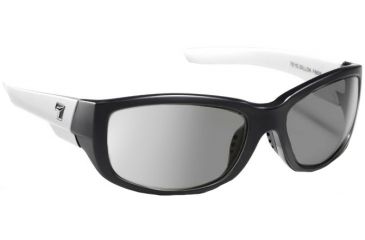 Image of 7 Eye Dillon Casual Street Sunglasses Ebony Ivory Frame Sharpview Polarized Gray Pc Lenses 865953