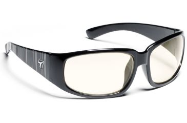 Image of Duke/ SharpView Clear, Glossy Black Frame Male Sunglasses, L-XL