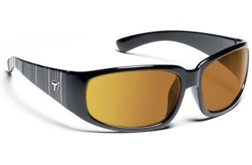 Image of Duke/ SharpView Copper, Glossy Black Frame Male Sunglasses, L-XL