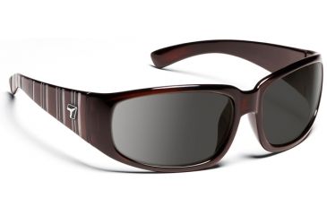 Image of Duke/ SharpView Gray, Mahogany Frame Male Sunglasses, L-XL