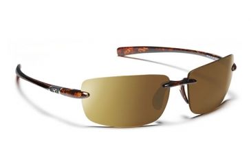 Image of 7 Eye Flip Dark Tortoise SharpView Polarized Copper PC 790654