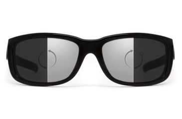 Image of 7 Eye Dillon Sunglasses, DARKshift Extra Dark Photochromic Lens, Glossy Black Frame, S-L, 860516
